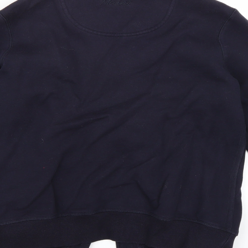 Maine Womens Blue Cardigan Jumper Size 12