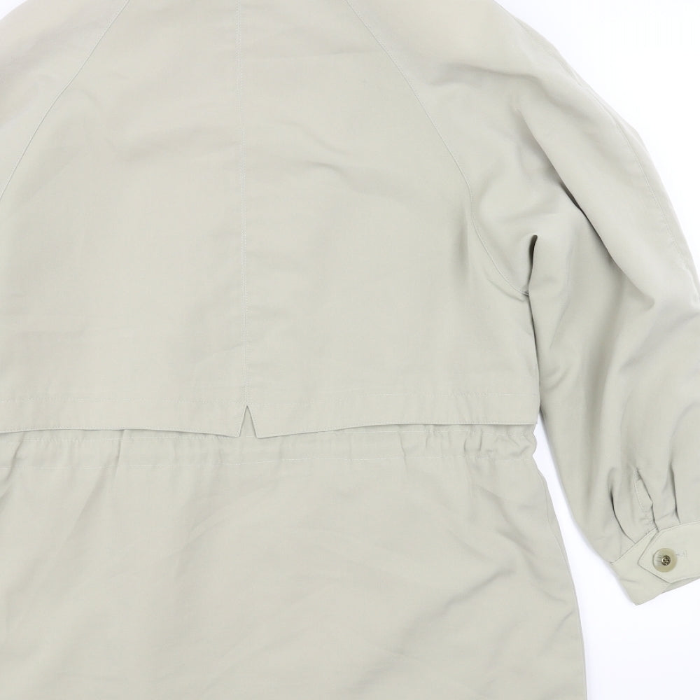 Silkana Womens Beige Jacket Size 8