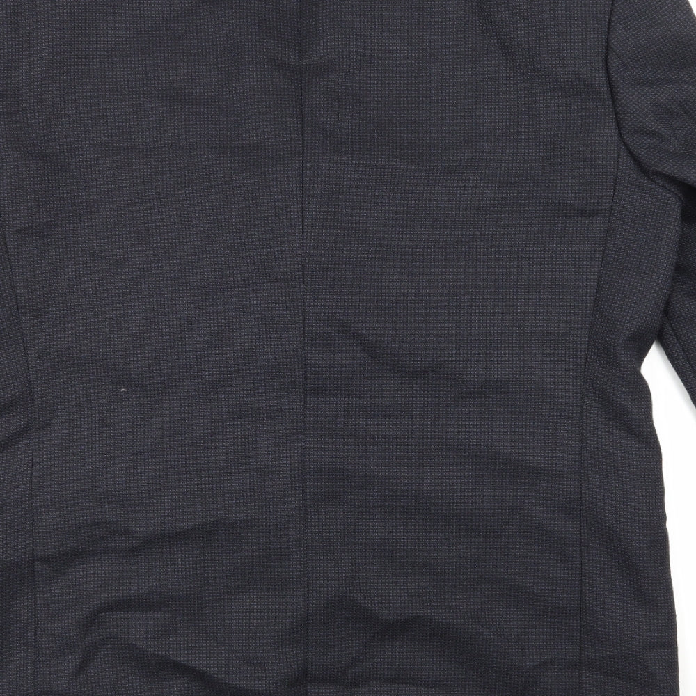 Hugo James Mens Blue Jacket Suit Jacket Size 40