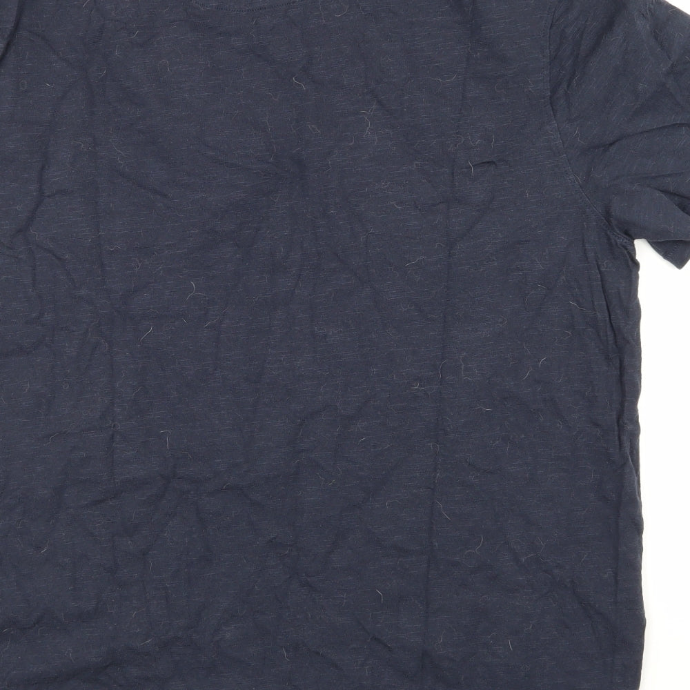 Adapt Mens Blue T-Shirt Size L