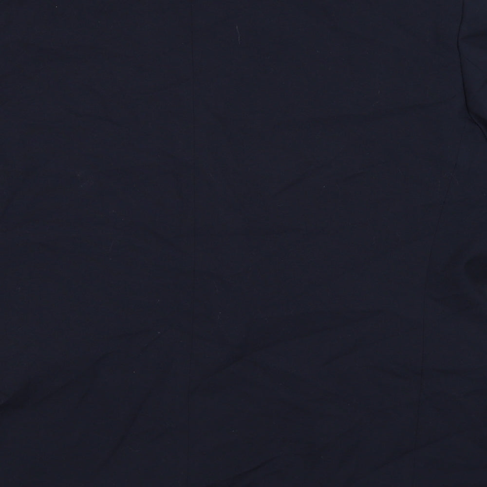 Essentials Mens Blue Jacket Suit Jacket Size 44