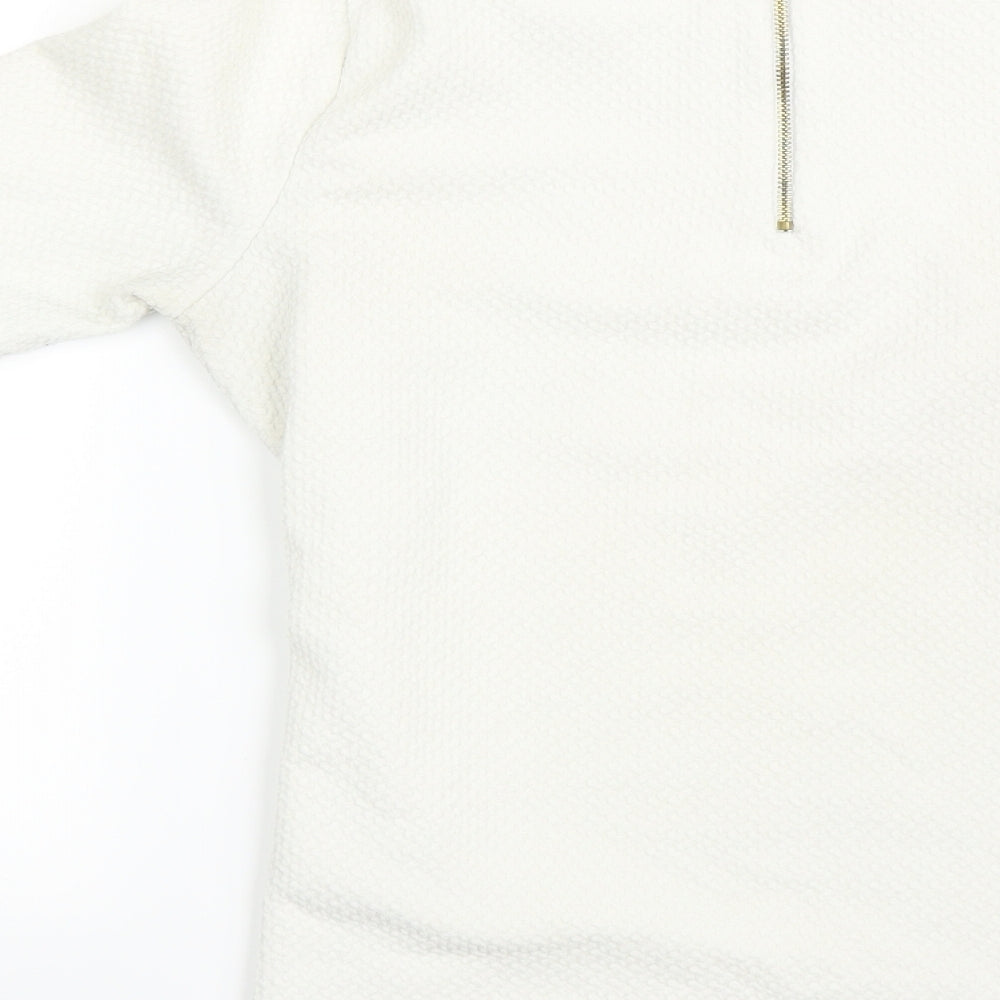 Marks & Spencer Womens Beige Basic Polo Size 10