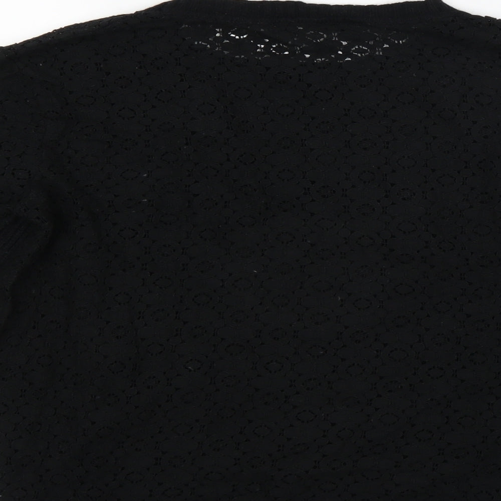 GREAT PLAINS Womens Black Pullover Jumper Size S