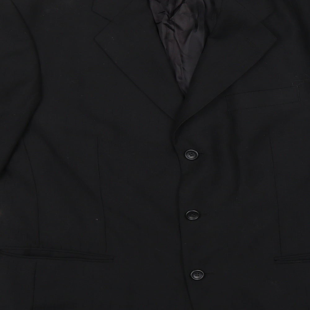 andrew houston Mens Black Jacket Blazer Size 40