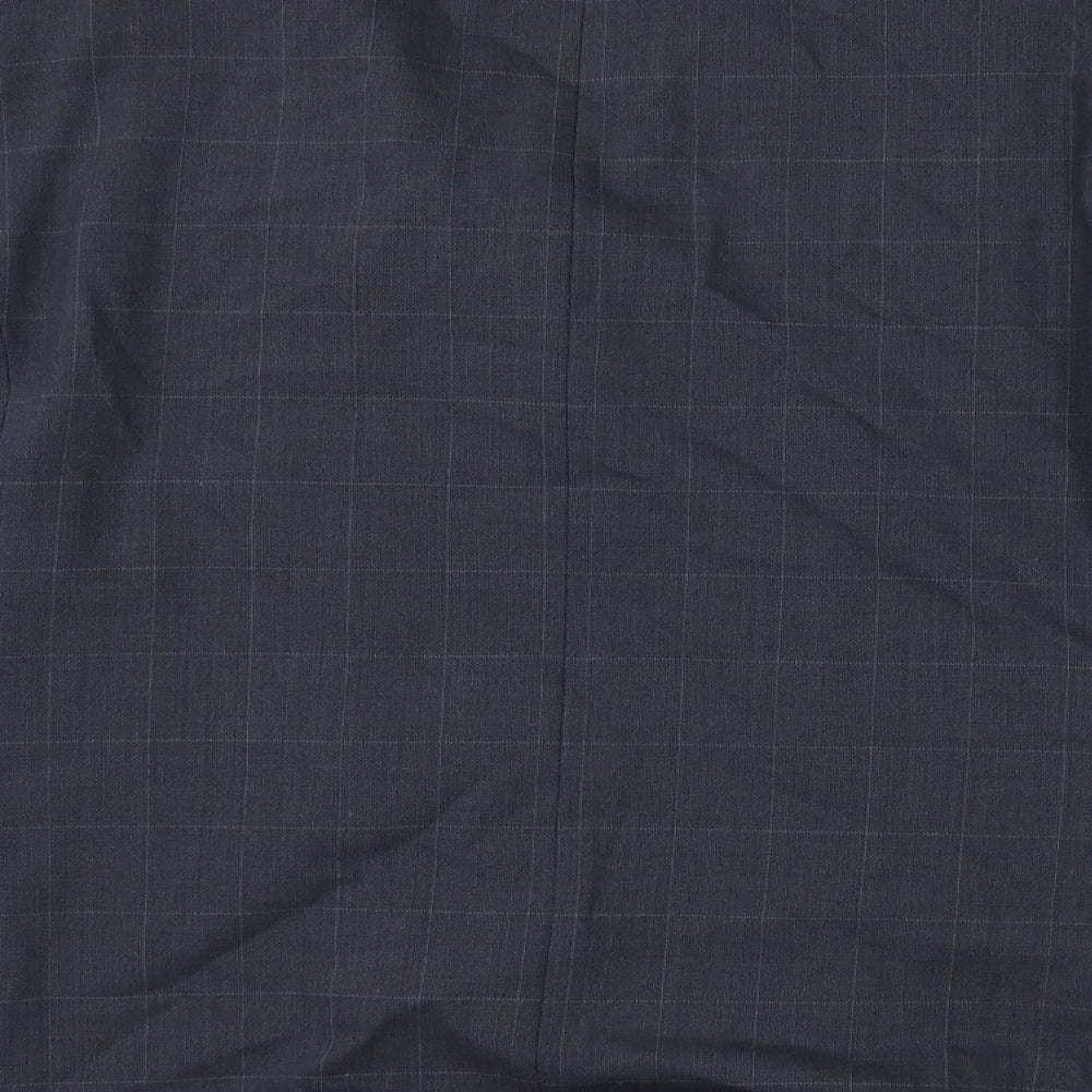 moorecroft Mens Grey Check Jacket Suit Jacket Size 42