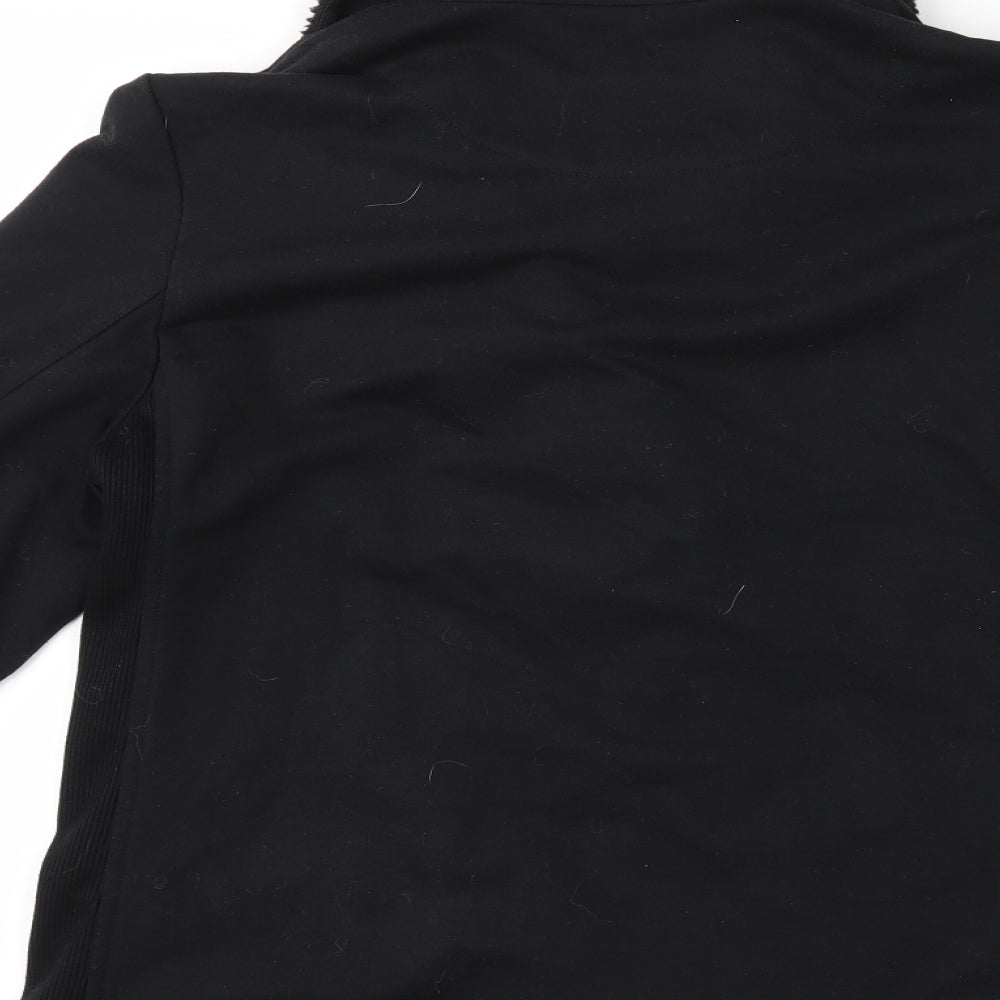 Being Casual Womens Black Jacket Size 12