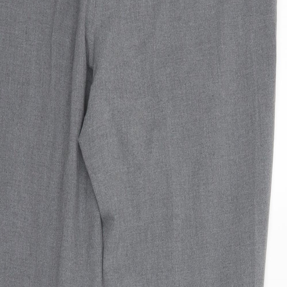 Extra Elegance Womens Grey Dress Pants Trousers Size 20 L30 in