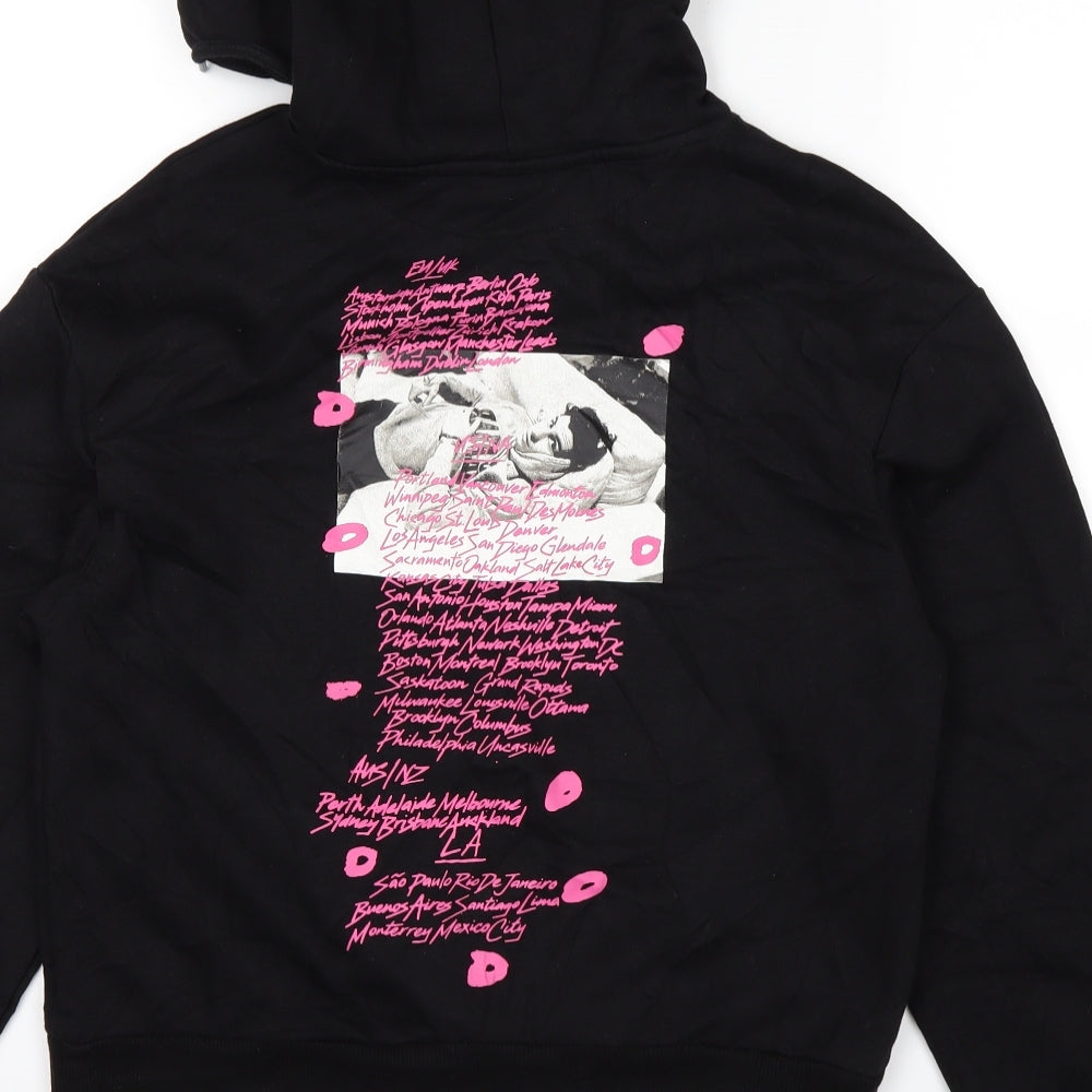 H&M Womens Black Pullover Hoodie Size S