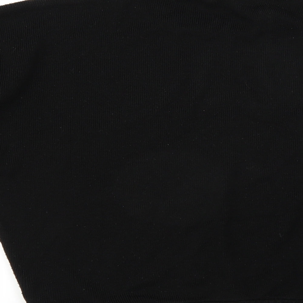 Boohoo Womens Black Pullover Jumper Size M