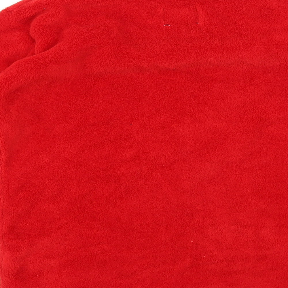 Matalan Womens Red Solid Top Pyjama Top Size S - Christmas Penguin