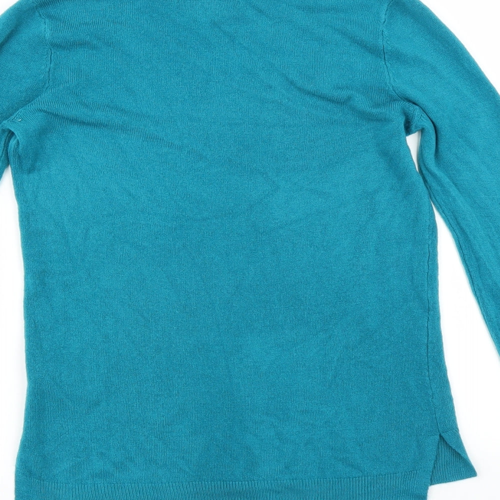 Primark Womens Blue Pullover Jumper Size 2XS
