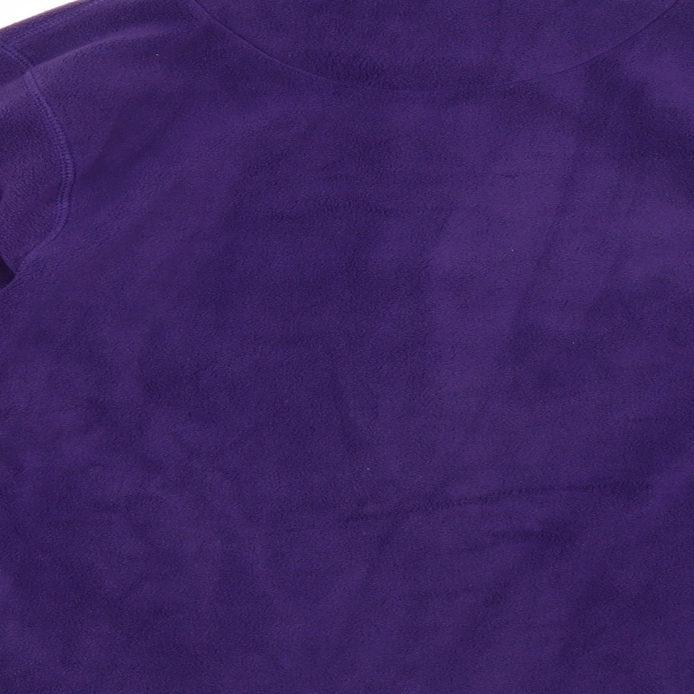 pure and natural Womens Purple Full Zip Jumper Size M