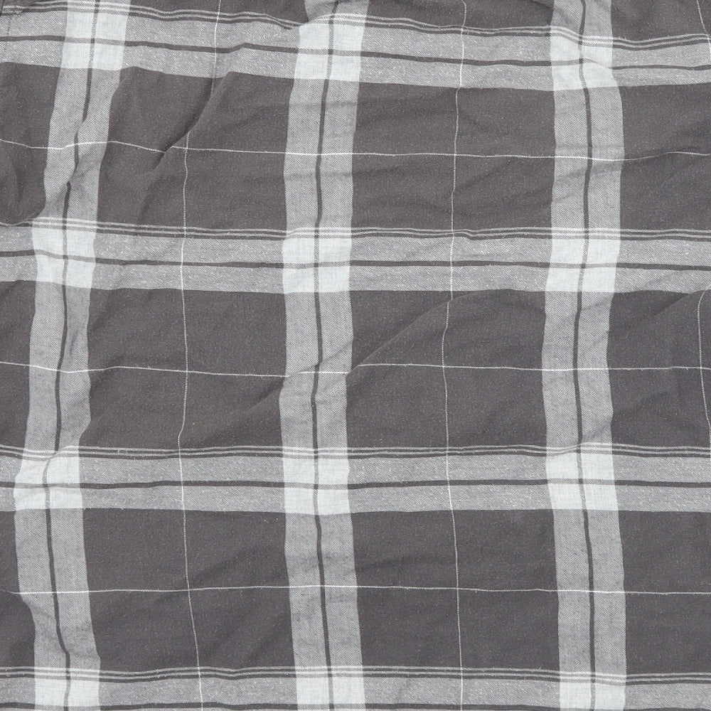 Crosshatch Mens Green Plaid Button-Up Size M