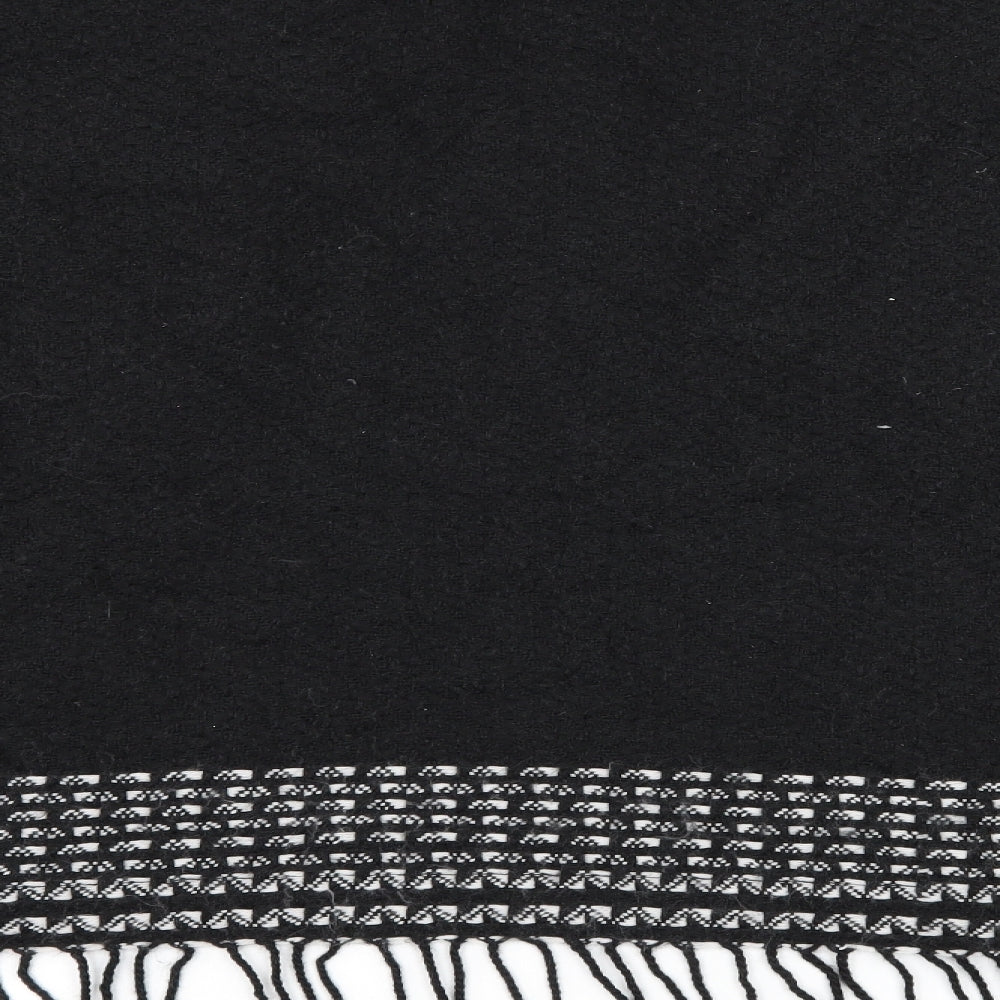 Preworn Womens Black Striped Knit Jacket One Size