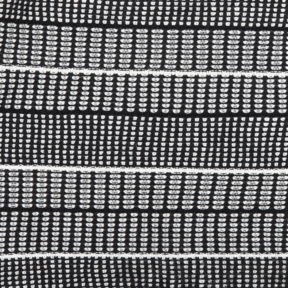 Papaya Womens Black Check Knit Pullover Jumper Size 10