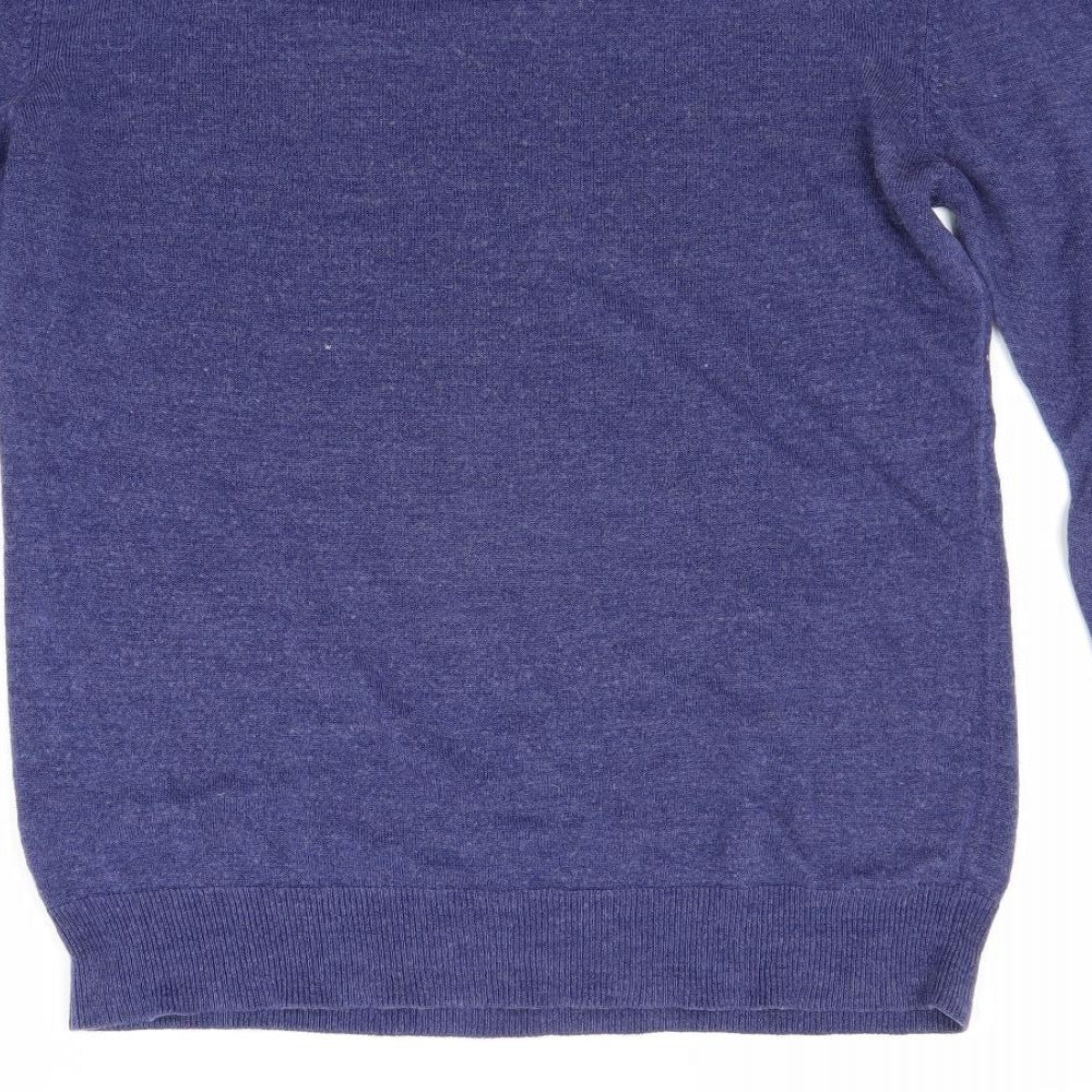 Cedarwood State Mens Blue Pullover Jumper Size L