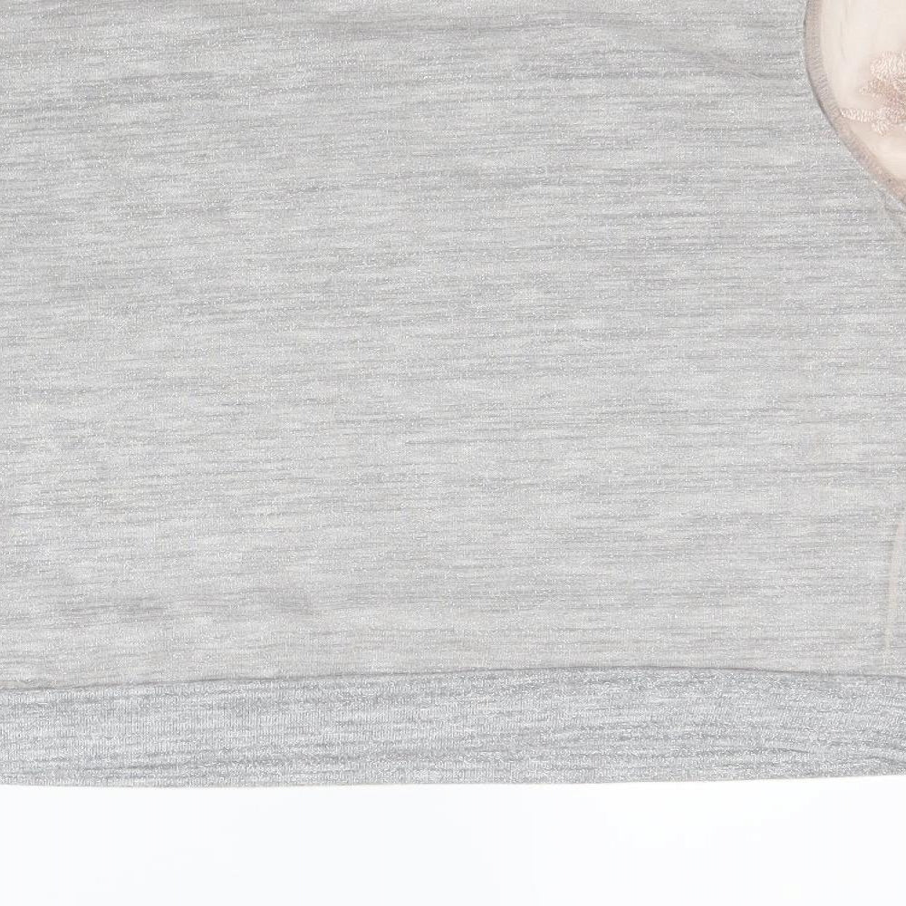 H&M Womens Grey Pullover Sweatshirt Size M