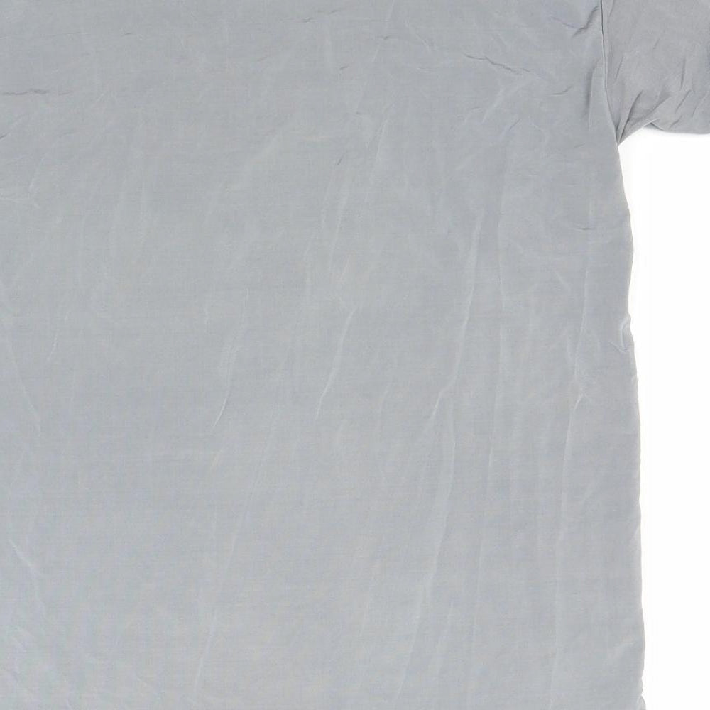 Tipsy Elves Womens Grey Basic T-Shirt Size L