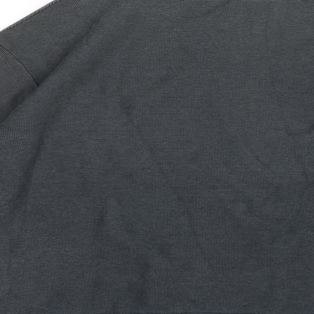 Marks & Spencer Mens Grey Striped Knit Pullover Jumper Size M