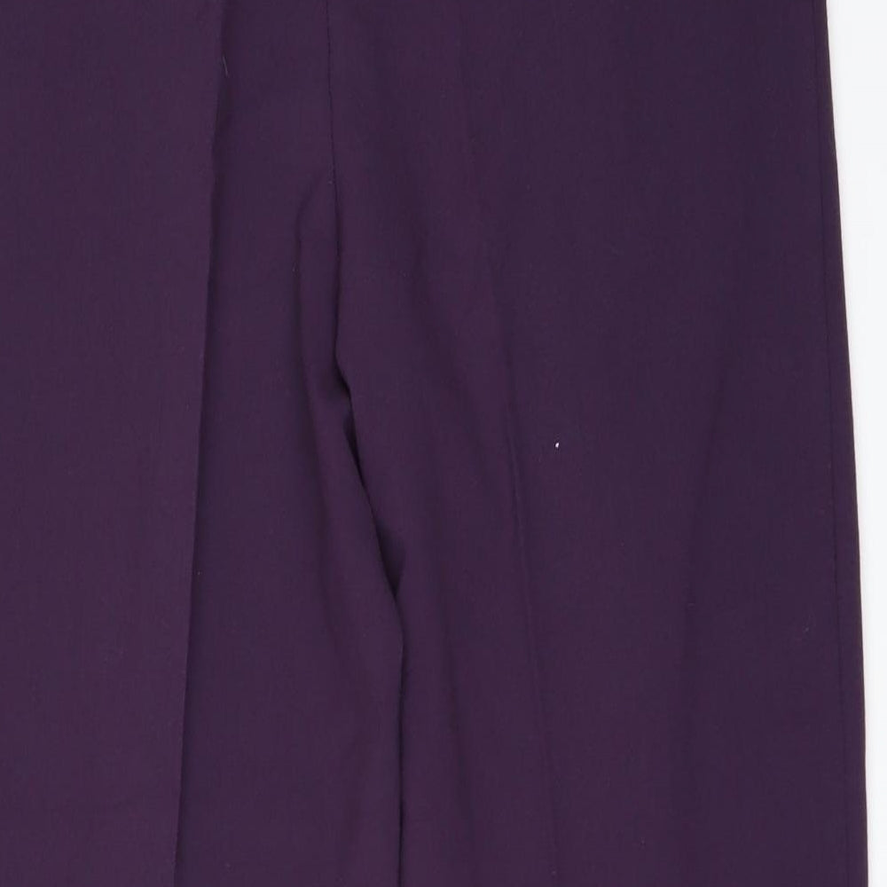 Autonomy Womens Purple Trousers Size 12 L24 in
