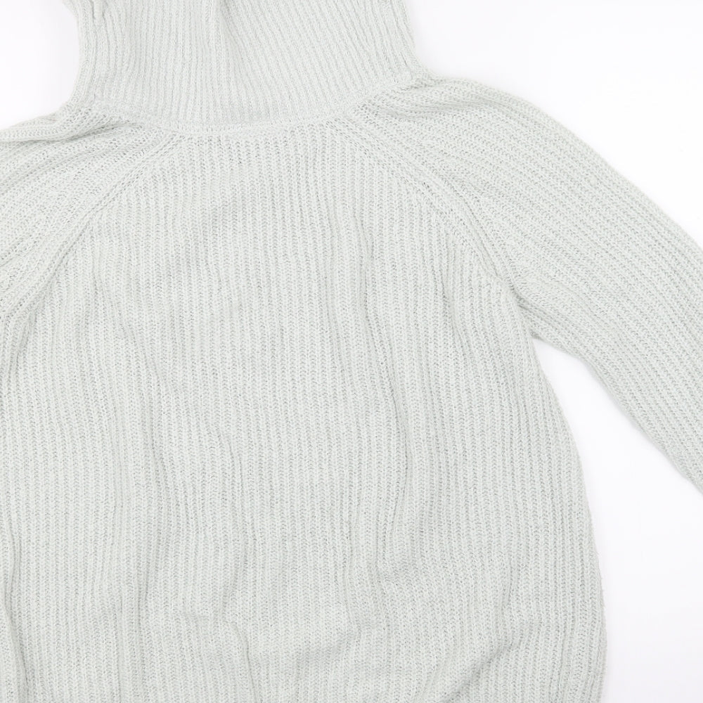 Wallis Womens Grey Knit Pullover Jumper Size S