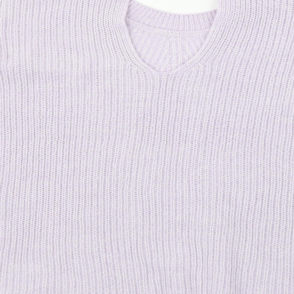 F&F Womens Purple Pullover Jumper Size 10