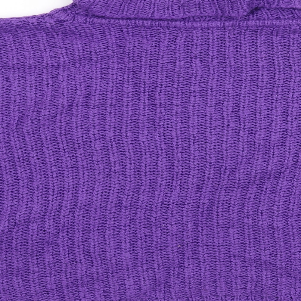 F&F Womens Purple Pullover Jumper Size 14