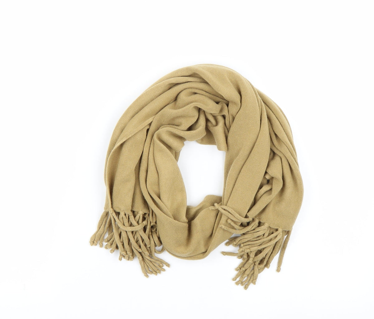 Front view of Preworn women’s brown scarf