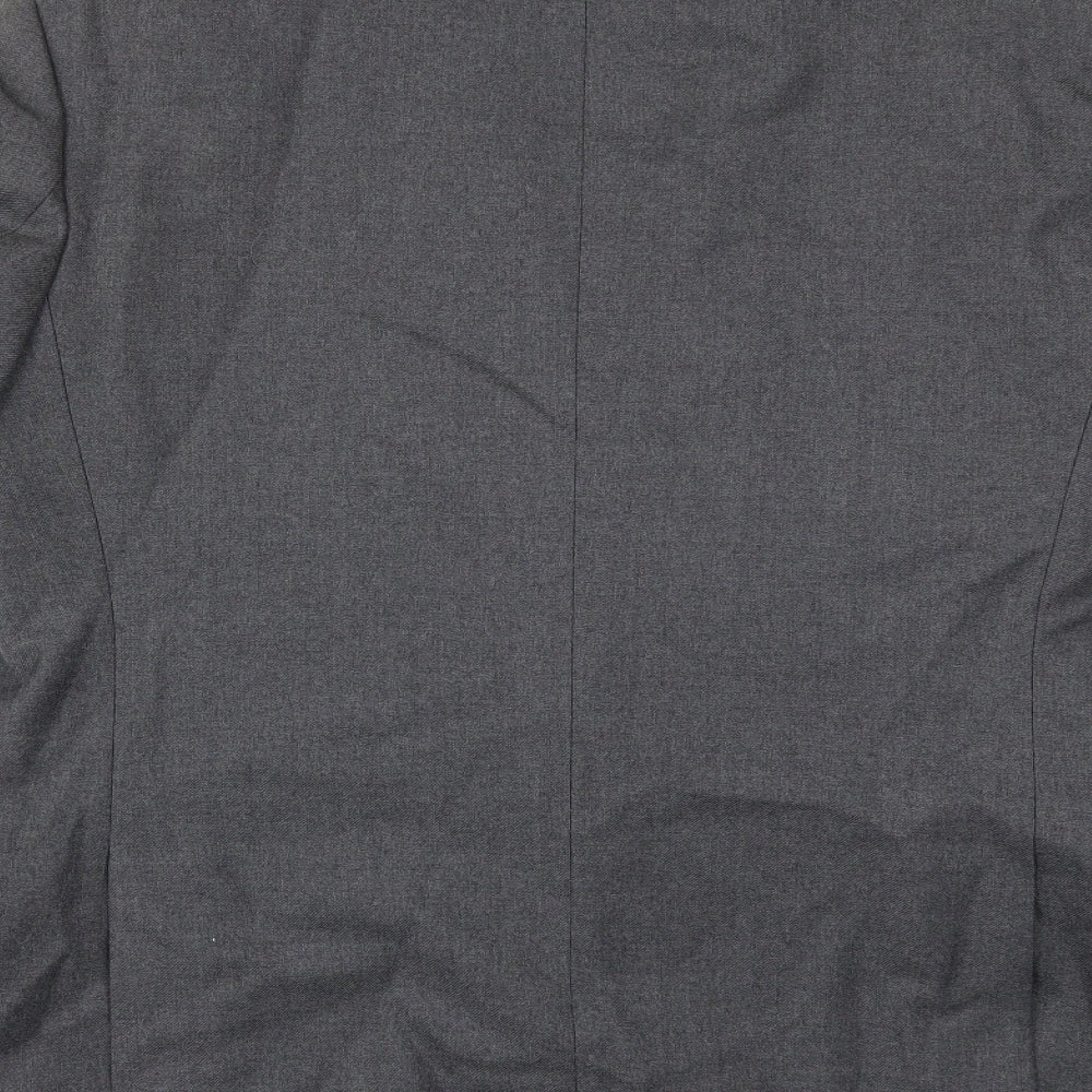 Preworn Mens Grey Jacket Suit Jacket Size 44