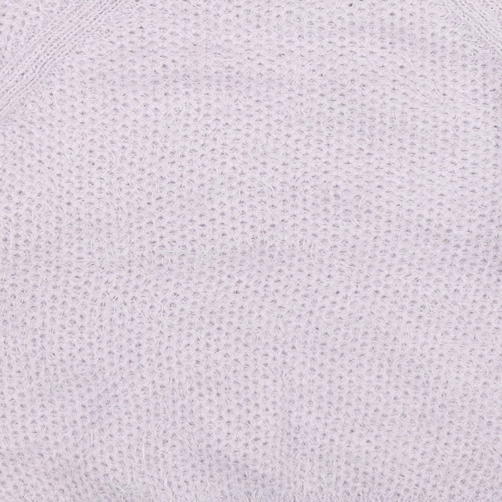 Dorothy Perkins Womens Purple Knit Pullover Jumper Size 10