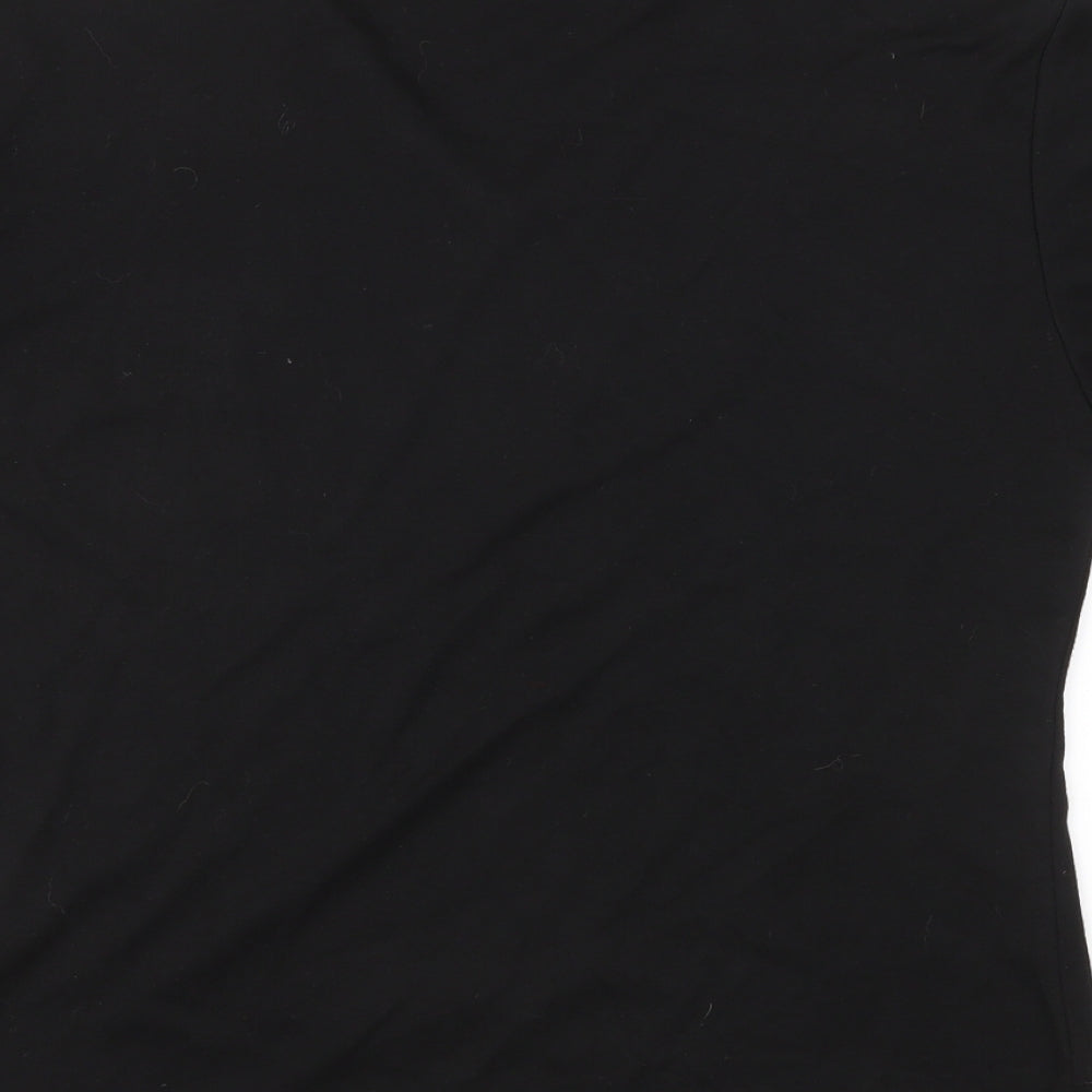 Paramour Womens Black Jersey Basic T-Shirt Size M