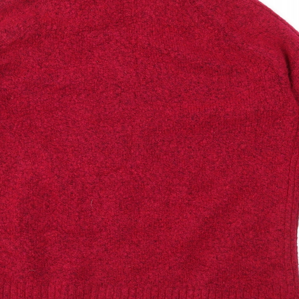 Marks & Spencer Womens Pink Knit Pullover Jumper Size S