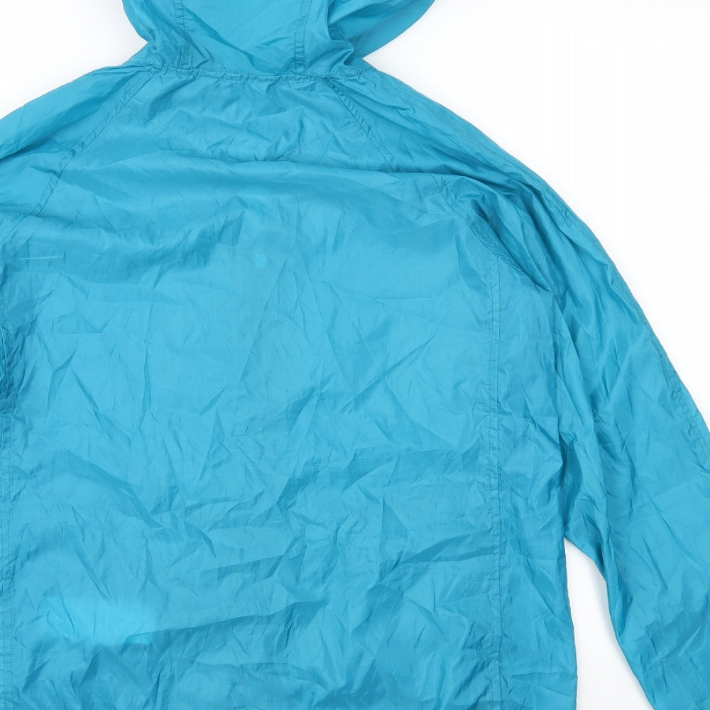 MeMove Womens Blue Anorak Jacket Size M