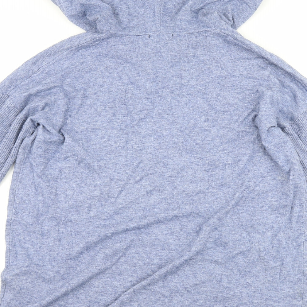 cynus Womens Blue Pullover Hoodie Size L