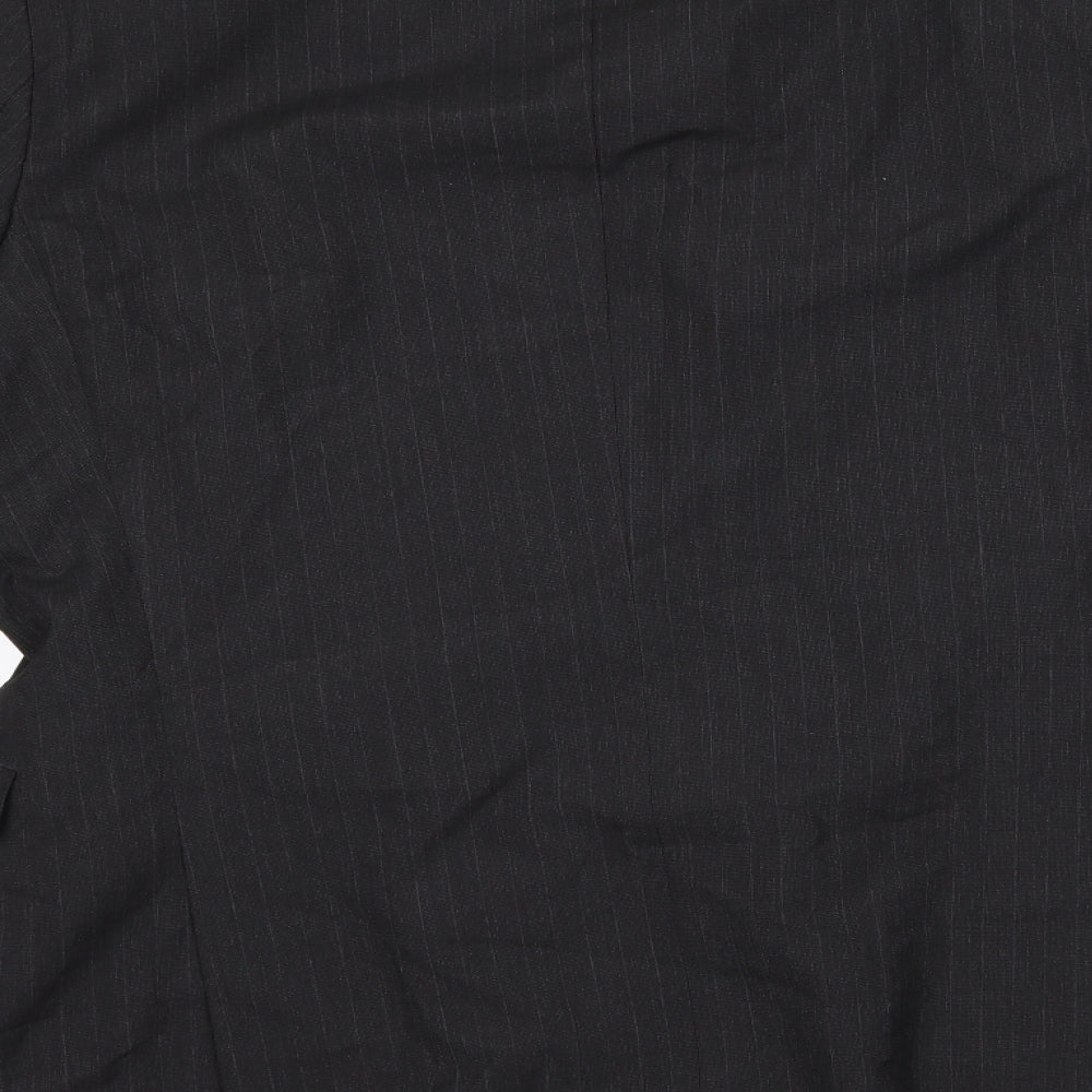 NEXT Mens Grey Striped Jacket Suit Jacket Size 44