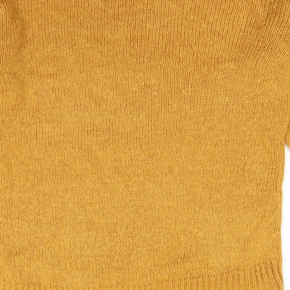 New Look Womens White Pullover Jumper Size S