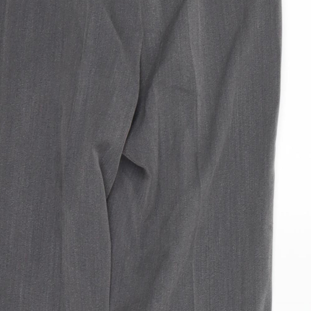 Bonmarché Womens Grey Dress Pants Trousers Size 12 L25 in