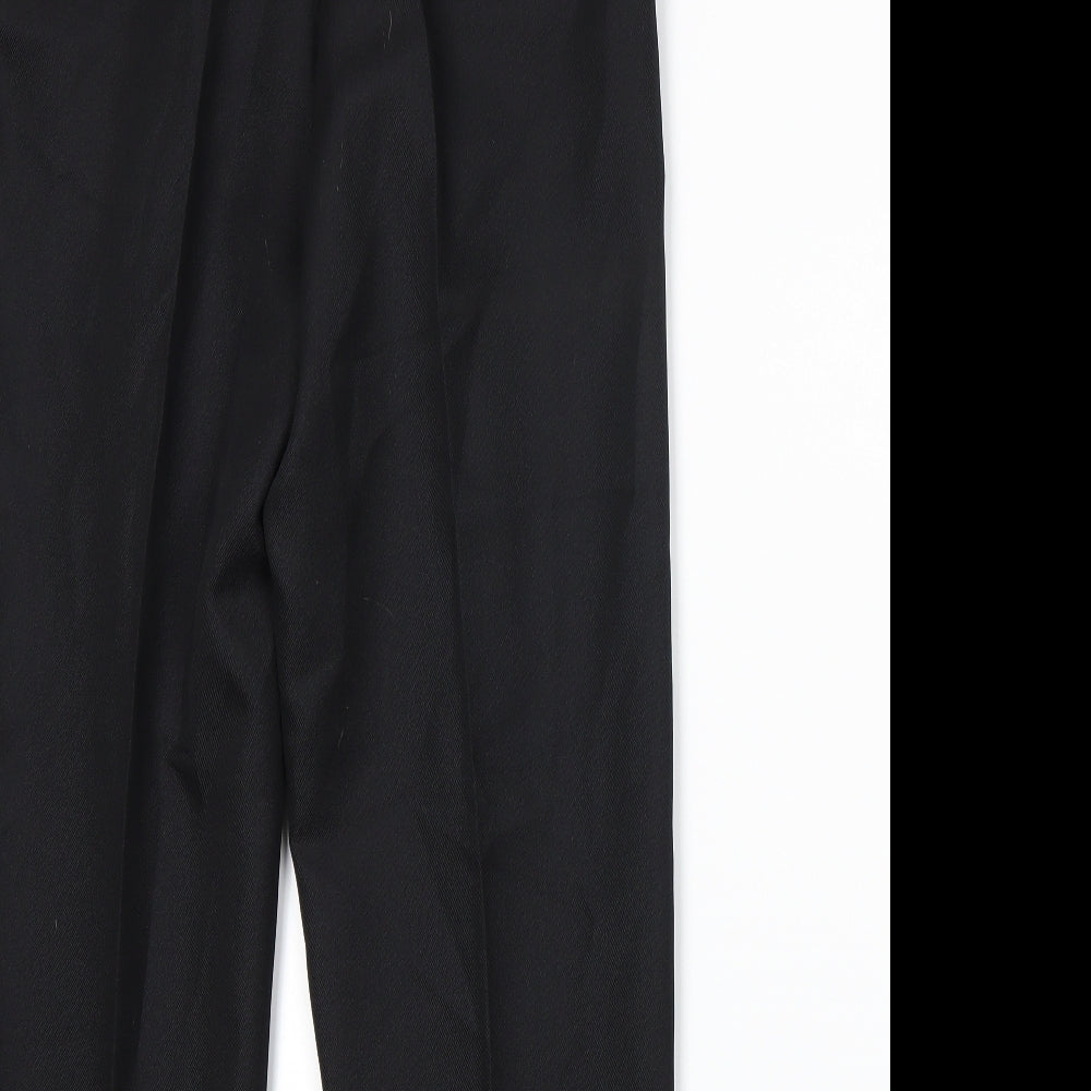 Slimtru Womens Black Trousers Size 12 L27 in