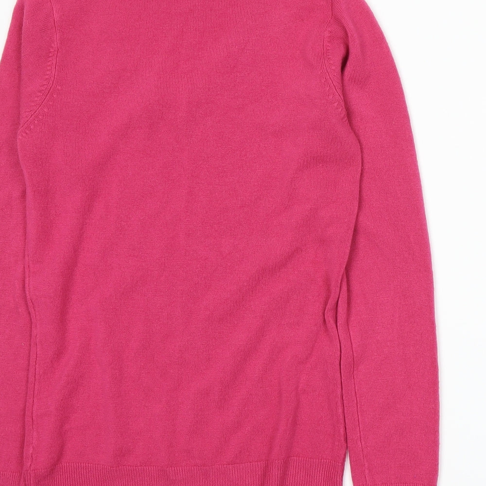 TU Womens Purple Knit Pullover Jumper Size 8