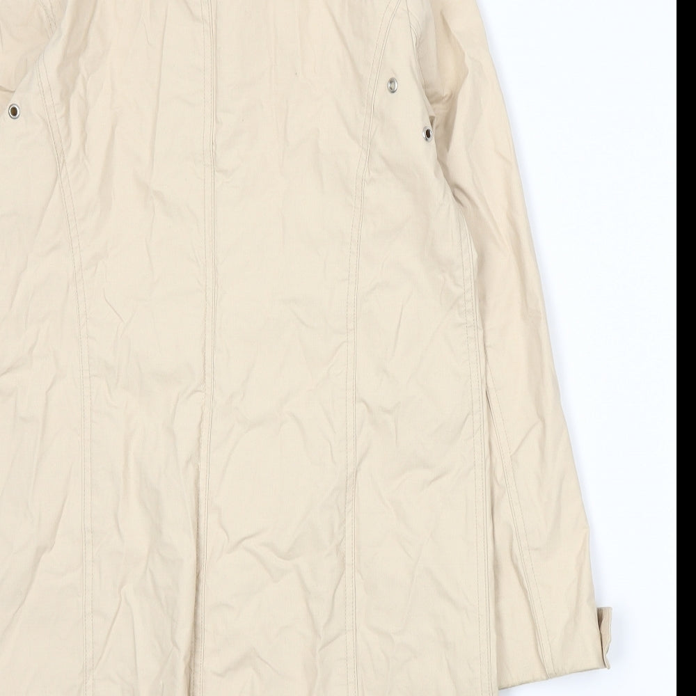 Gap Womens Beige Overcoat Jacket Size S