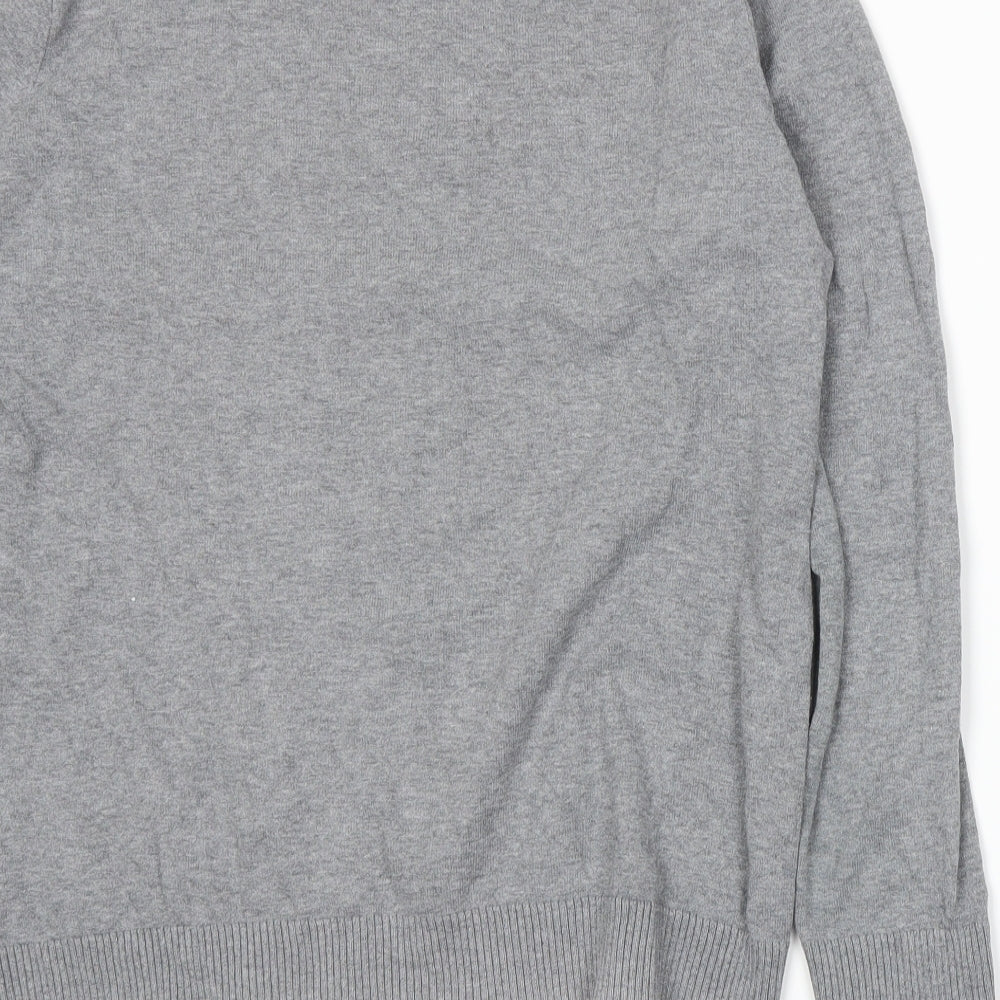 Cedarwood State Mens Grey Knit Pullover Jumper Size M