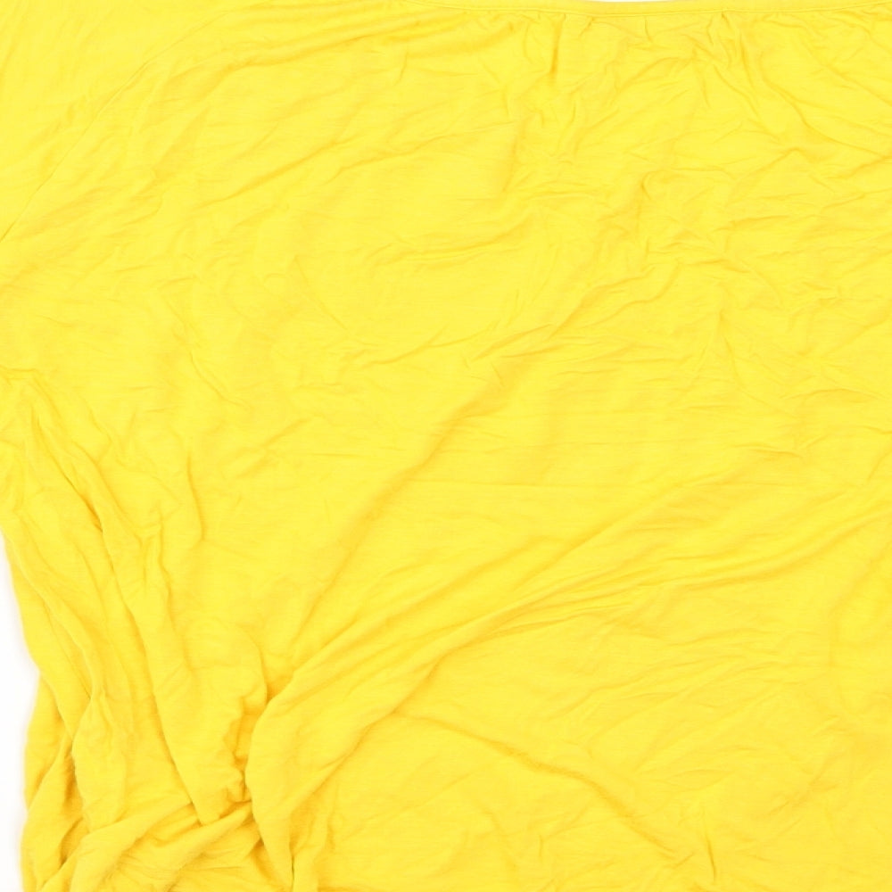 C&A Womens Yellow Tunic Blouse Size M