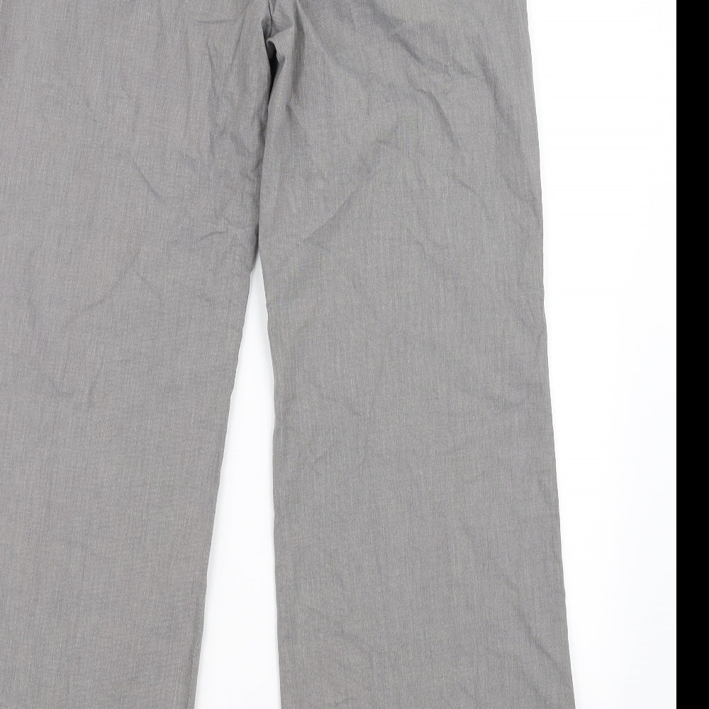 Marks and Spencer Womens Grey Trousers Size 12 L30 in