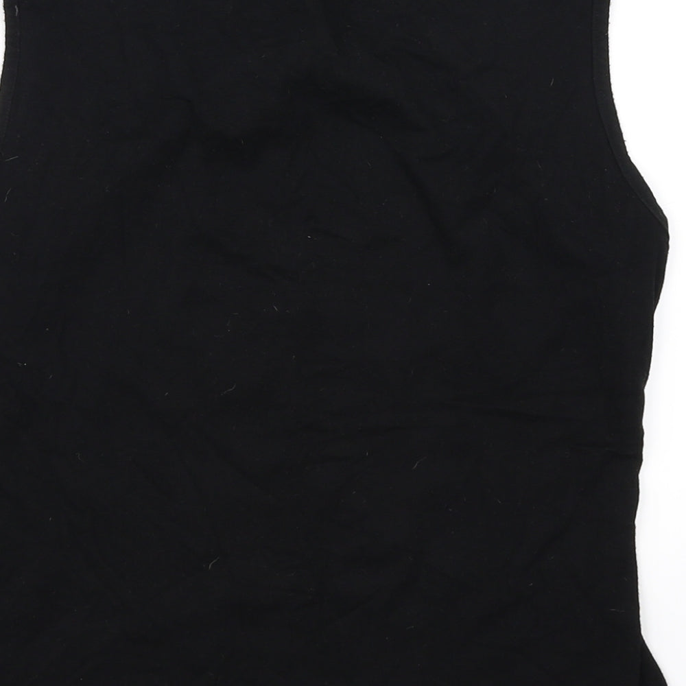 John Womens Black Basic Blouse Size M