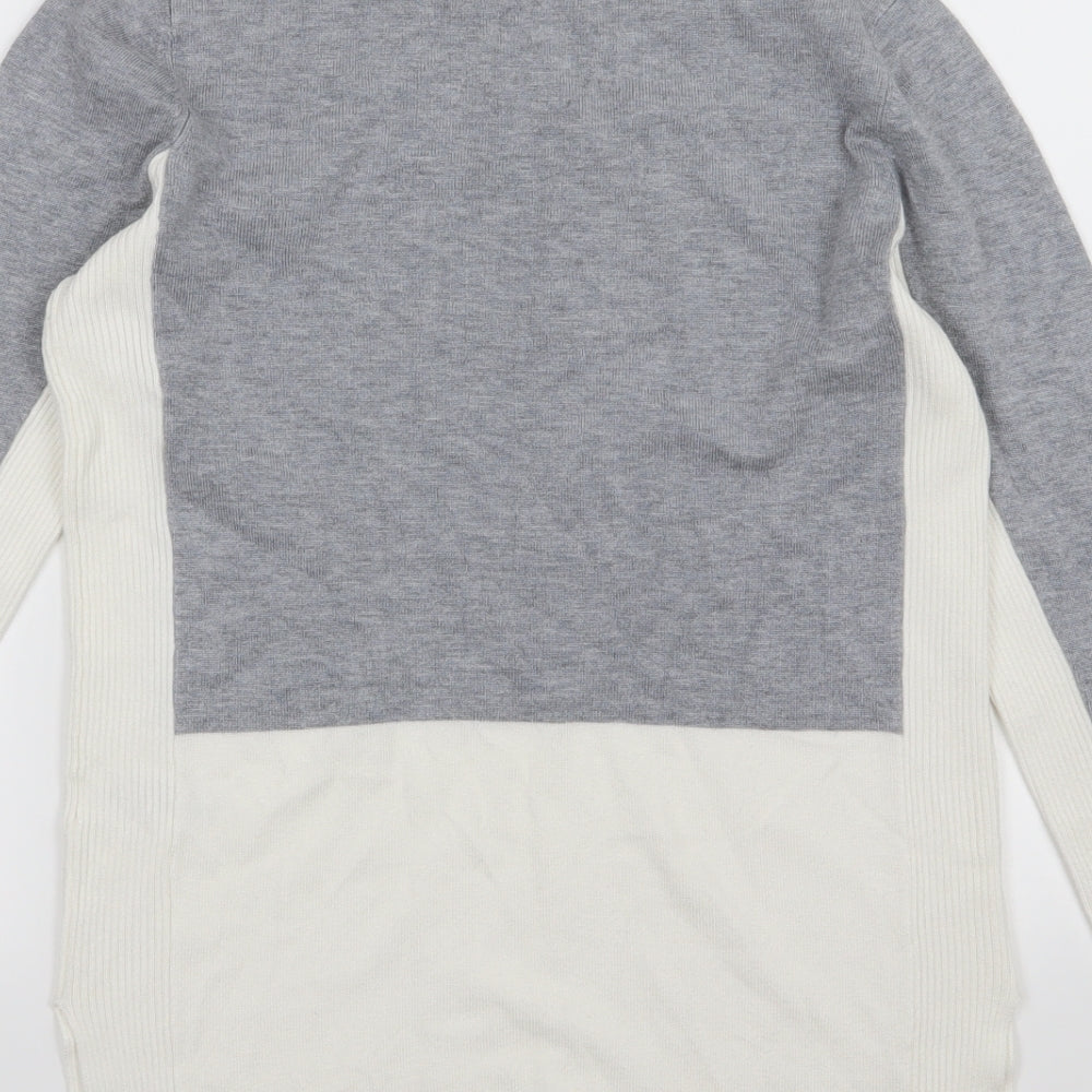 Papaya Womens Grey Knit Pullover Jumper Size 12