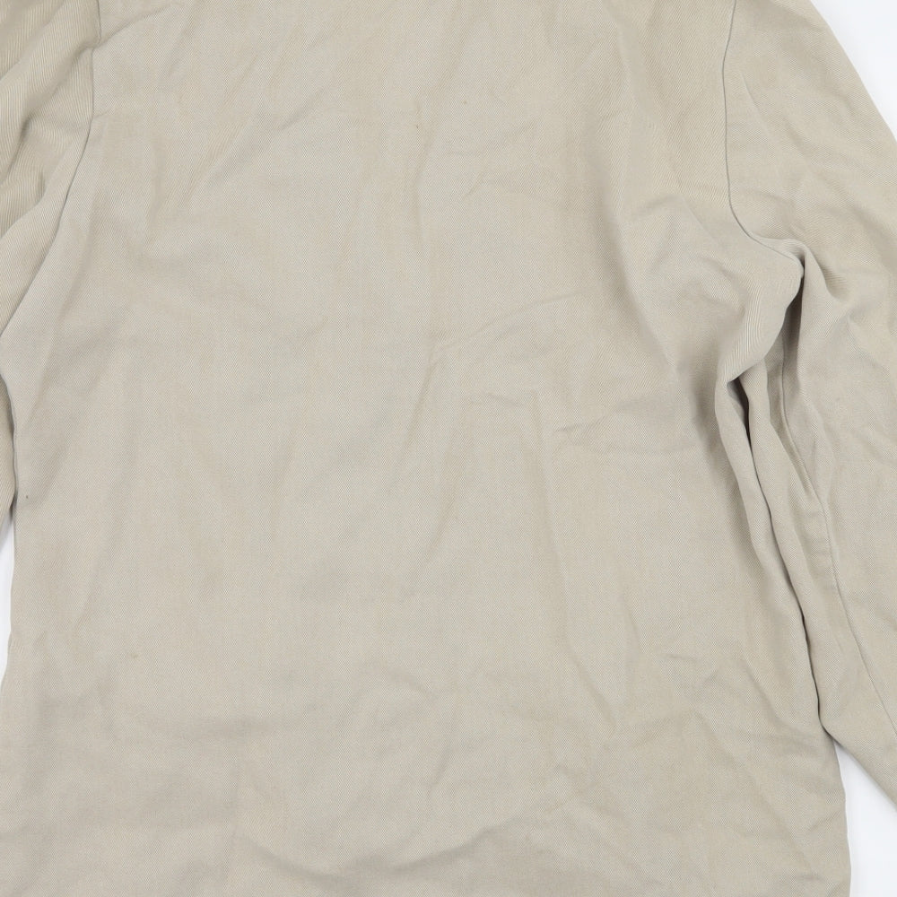 Pola Womens Beige Jacket Size 10