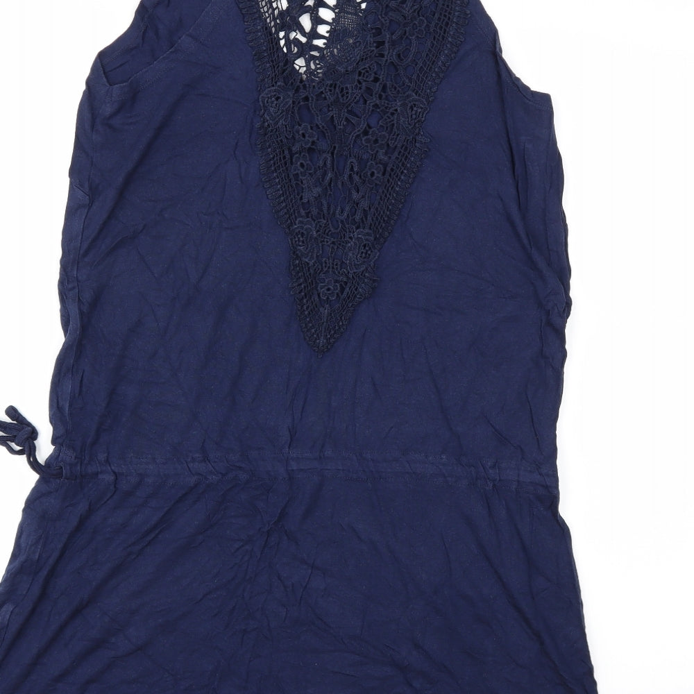 Formula Womens Blue Tank Dress Size 12