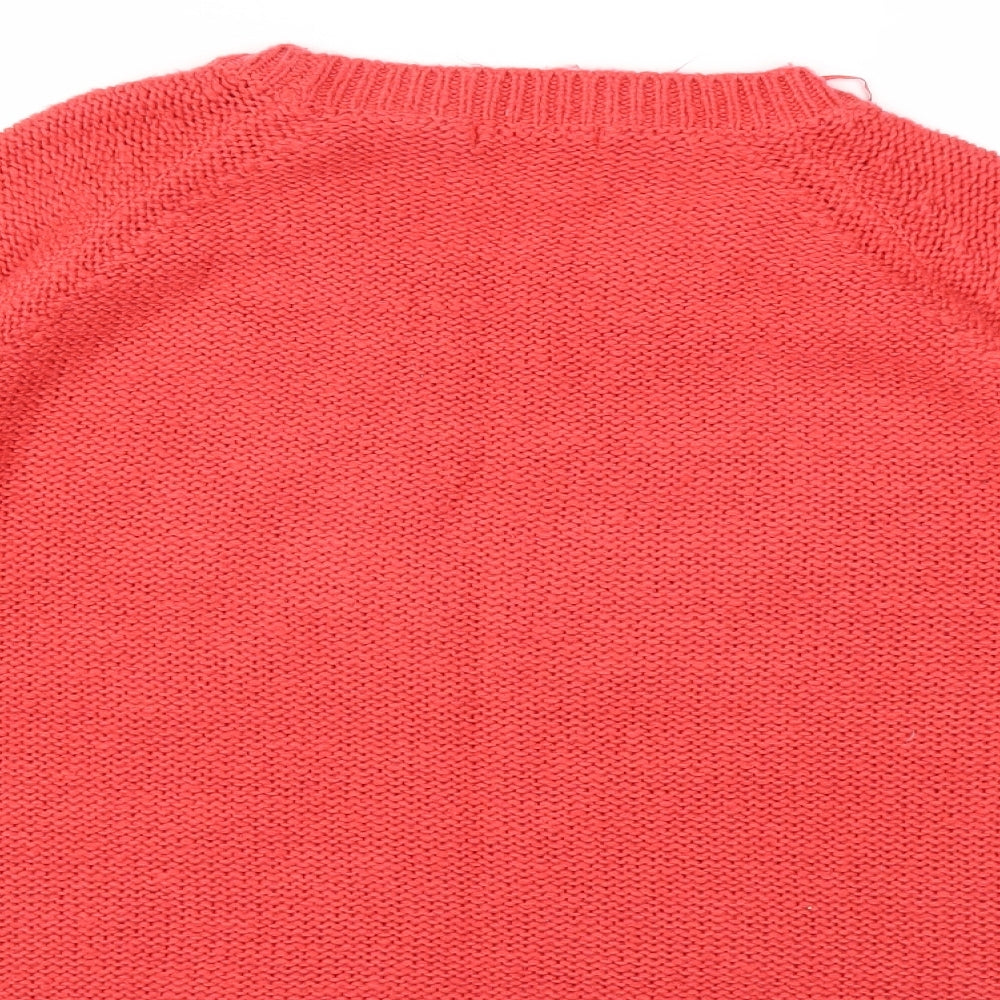 George Womens Red Knit Pullover Jumper Size 16