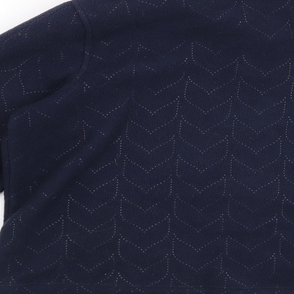 Bonmarché Womens Blue Geometric Jacket Size S