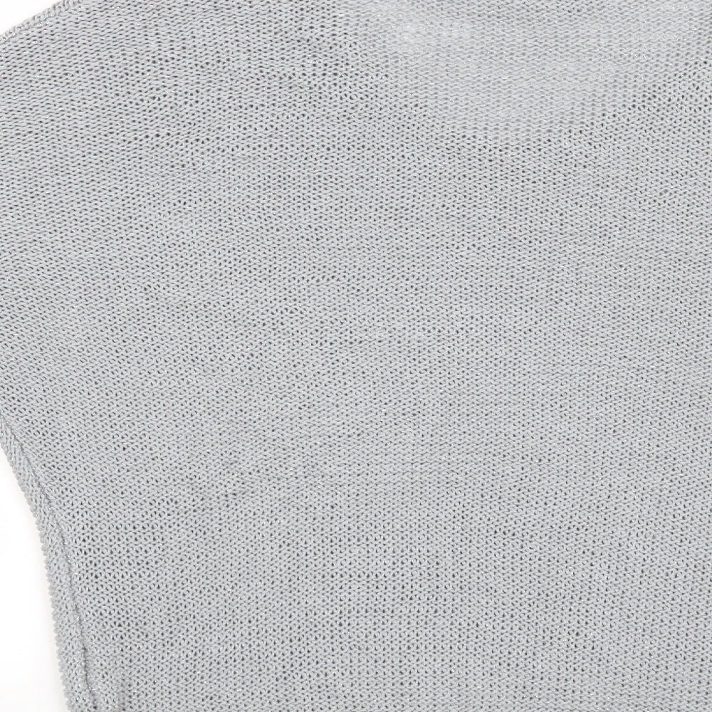 Evie Womens Grey Pullover Jumper Size L